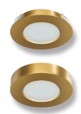 ASTRA CABINET LIGHT 12V 3.6W 3CCT SATIN BRASS